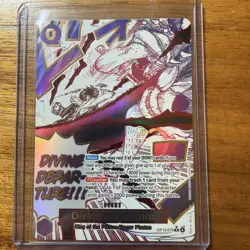 One Piece CCG TCG Divine Departure Alternate Art Rare OP13 Carrying On His Will - Image 1