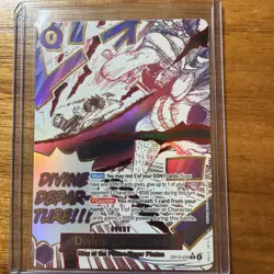 One Piece CCG TCG Divine Departure Alternate Art Rare OP13 Carrying On His Will - Image 2