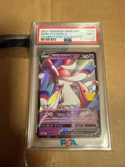 Dark Sylveon V SWSH134 SWSH: Sword & Shield Promo Cards Holo PSA 9 - Image 1