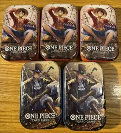 One Piece Mini Tin Vol 2 ( LOT OF 5) | OP-13 | Factory Sealed | Bandai | - Image 1