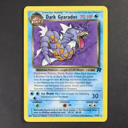 Dark Gyarados 25/82 Team Rocket Pokemon TCG P-LP Great Condition - Image 1