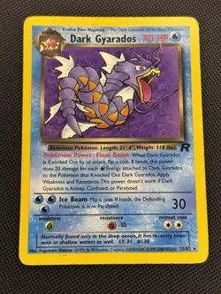 Pokemon TCG Team Rocket Dark Gyarados 25/82 Non-Holo Card - Image 1