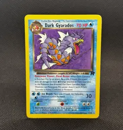 Dark Gyarados #25/82 - Pokemon Team Rocket Set - Unlimited Non Holo Rare - Image 1
