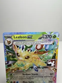 Leafeon Ex 006 /131 - Prize Pack Series promo stamped card holo NM pokemon - Image 3