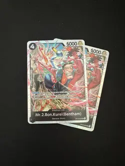 X2 Mr.2.Bon.Kurei (Bentham) SR The Azure Sea's Seven OP14-091 Foil - Image 1