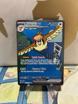 Pidgeot ex 225/197 Special Illustration Rare Pokemon TCG Obsidian Flames NM - Image 1