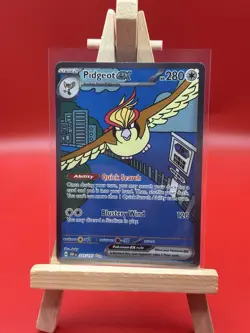 Pokemon TCG Pidgeot ex 225/197 Special Illustration Rare Obsidian Flames (NM) - Image 1