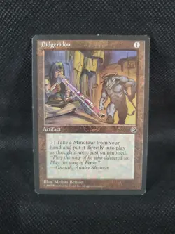 Didgeridoo NM English Homelands Magic The Gathering MTG Reserved See Pics ** - Image 1