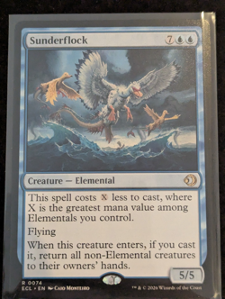 MTG Lorwyn Eclipsed R Sunderflock #0074 Rare free shipping mint pack fresh - Image 1