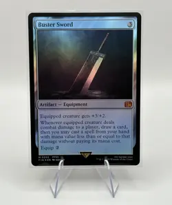 Buster Sword - Foil - Final Fantasy (FIN) - MTG Mythic Rare #255 | Artifact Card - Image 2