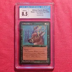Magic The Gathering MTG Homelands: Willow Faerie (Buck) - CGC 8.5 NM Mint - Image 1