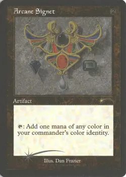 MTG Arcane Signet (589) *Etched Foil* Retro Secret Lair: Dan Frazier Mox Box NM - Image 1