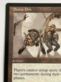 1x Static Orb Tempest MTG Cards Tempest Rare Artifact Magic LP - Image 2