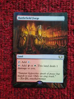 Battlefield Forge MTG Edge of Eternities Commander Hand Painted Full Altered Art - Image 2