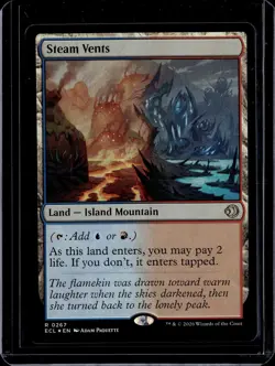 Steam Vents - 267 - Foil - ECL - NM - MTG Magic the Gathering - Image 1