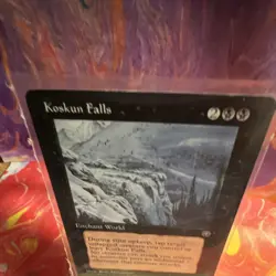 Wizards of the Coast Koskun Falls Homelands Enchant World Black Rare English Ro. - Image 3