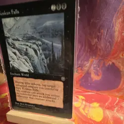 Wizards of the Coast Koskun Falls Homelands Enchant World Black Rare English Ro. - Image 4