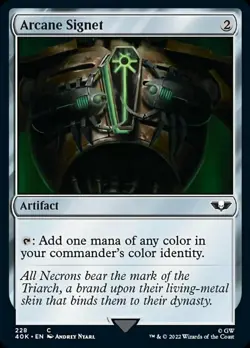 4x Arcane Signet (228) NM-Mint, English Commander: Universes Beyond: Warhammer 4 - Image 1