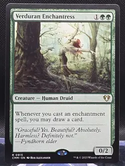 Verduran Enchantress #915 Commander Masters Regular Rare - Image 1