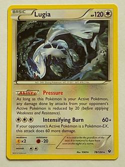 Lugia 78/124 XY Fates Collide Pokemon - Image 1