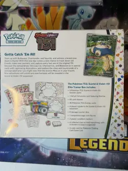 Pokemon TCG Elite Trainer Box Scarlet Violet 151 Pokemon, Sealed ETB 820650853159 - Image 2