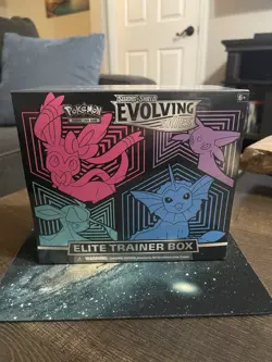 Pokemon TCG Sword & Shield Evolving Skies Elite Trainer Box Set of 2 ETBs Sealed - Image 5