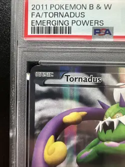 Pokemon TCG Tornadus (98 Full Art) 98/98 Emerging Powers PSA 8 NM-MT - Image 2