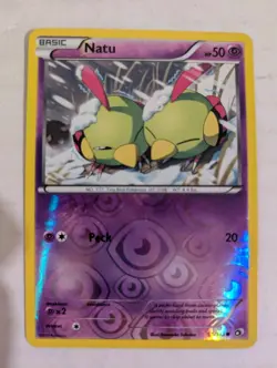 Natu - 55/113 - Common Reverse Holo - Legendary Treasures - Pokemon Card - Image 1