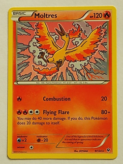 Moltres 9/124 XY Fates Collide Pokemon - Image 1