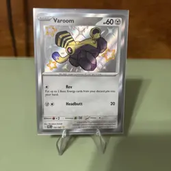 Varoom Scarlet & Violet: Paldean Fates 192/091 Holo Shiny Rare Pokemon TCG - Image 1