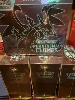 Pokemon Mega Evolution Phantasmal Flames ETB New/Factory Sealed Lot of 2 - Image 1