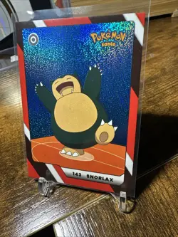 2025 Pokemon Full House Kanto #143 Snorlax Blue Glitter Holo - Image 2