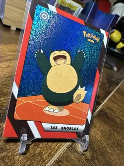 2025 Pokemon Full House Kanto #143 Snorlax Blue Glitter Holo - Image 3