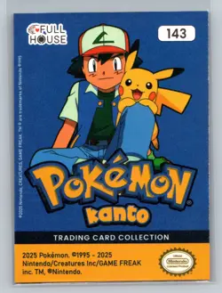 Pokemon Card - Snorlax 143 - Holo - Kanto Full House - Image 2