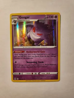 Gengar 66/196 Lost Origin Holo Rare Pokemon Card Pokemon TCG 066/196 LP - Image 1