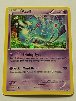 Azelf XY142 Cosmos Holo XY Promo Pokemon - Image 1