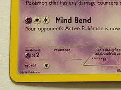Azelf XY142 Cosmos Holo XY Promo Pokemon - Image 4