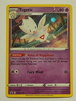 Togetic SWSH276 Holo Sword & Shield Promo Pokemon - Image 1