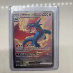 Pokemon TCG Salamence EX 187/159 Sir SV09 Journey Together NM Condition - Image 1