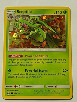 Sceptile 10a/168 Cosmos Holo Celestial Storm Pokemon - Image 1