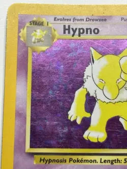 1999 Pokemon TCG Hypno 8/62 Fossil Set Holo Rare Card Vintage WOTC MP - Image 5