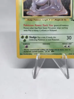 Pokemon TCG Muk Pokemon Fossil Holo Rare 13/62 - Unlimited - WOTC Vintage - Image 4