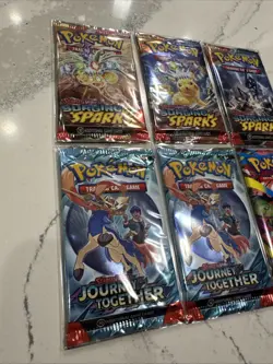 Pokemon Scarlet And Violet + MEGA SETS English Sealed Booster Pack Lot Of 6 NEW - Image 2