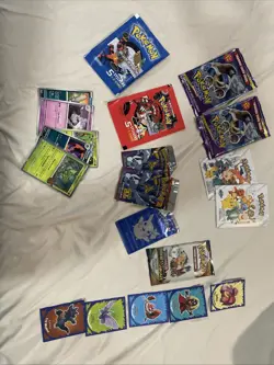 20-Random Pokemon Packs,cards,stickers - Image 1