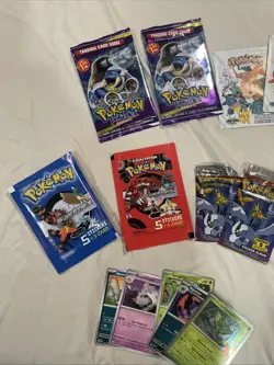 20-Random Pokemon Packs,cards,stickers - Image 2