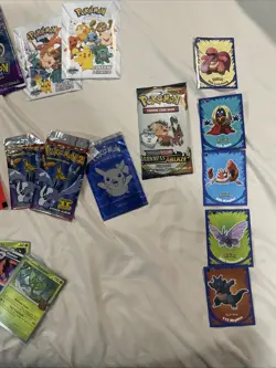 20-Random Pokemon Packs,cards,stickers - Image 3