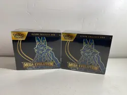 Pokemon Mega Evolution Elite Trainer Box Lucario ETB - Factory Sealed - Lot of 2 - Image 1