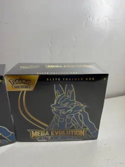 Pokemon Mega Evolution Elite Trainer Box Lucario ETB - Factory Sealed - Lot of 2 - Image 3