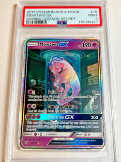 Pokemon TCG - 2017 Mewtwo GX - Shining Legends 78/73 - Holo - PSA 9 Mint - Image 3