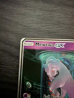 Pokemon TCG Mewtwo GX (Secret Shining) 78/73 Shining Legends NM Ungraded - Image 3